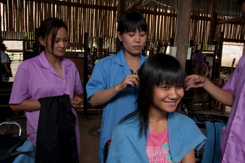 Learning Marketable Skills — Karen people from Myanmar (Burma) have spent years in in refugee camps along the Thai/Burma border, to avoid violence from the m...