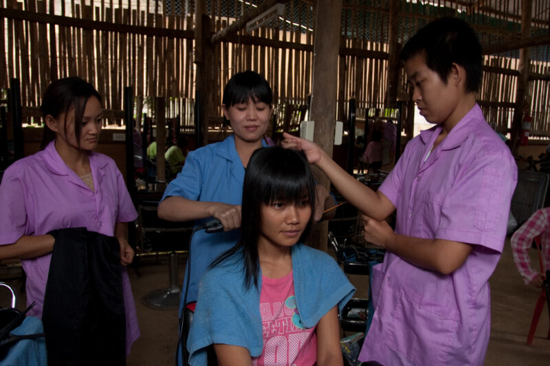 Learning Marketable Skills — Karen people from Myanmar (Burma) have spent years in in refugee camps along the Thai/Burma border, to avoid violence from the m...