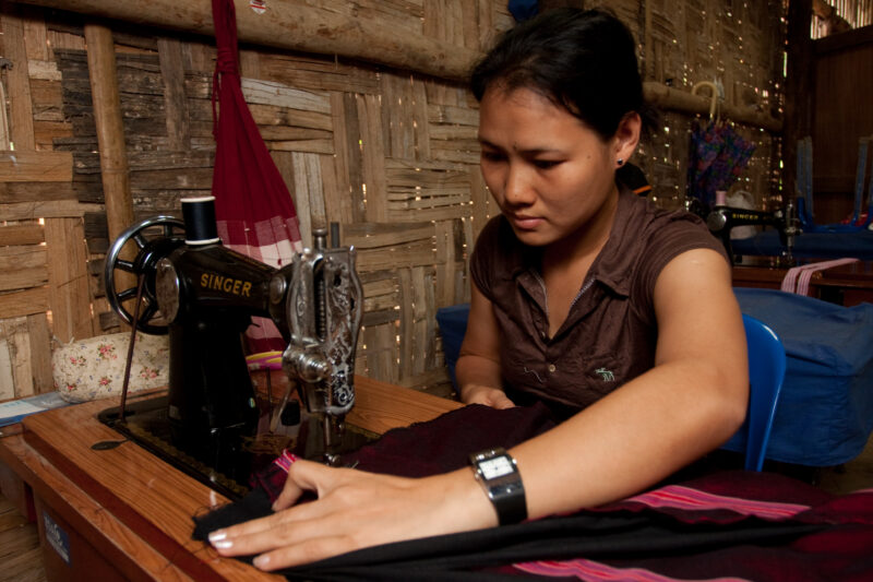 Learning Marketable Skills — Karen people from Myanmar (Burma) have spent years in in refugee camps along the Thai/Burma border, to avoid violence from the m...