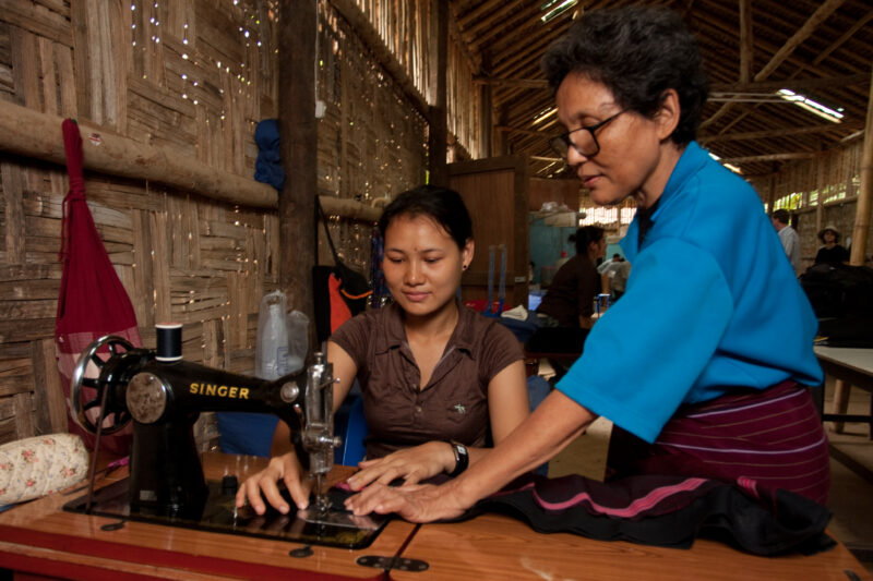 Learning Marketable Skills — Karen people from Myanmar (Burma) have spent years in in refugee camps along the Thai/Burma border, to avoid violence from the m...