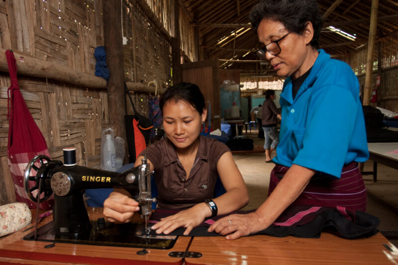 Learning Marketable Skills — Karen people from Myanmar (Burma) have spent years in in refugee camps along the Thai/Burma border, to avoid violence from the m...