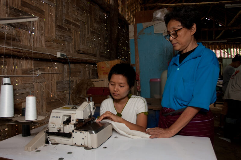 Learning Marketable Skills — Karen people from Myanmar (Burma) have spent years in in refugee camps along the Thai/Burma border, to avoid violence from the m...