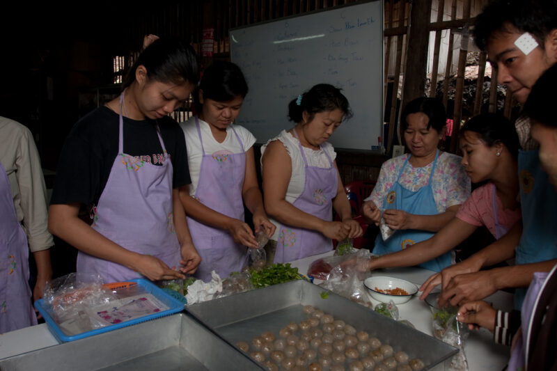 Learning Marketable Skills — Karen people from Myanmar (Burma) have spent years in in refugee camps along the Thai/Burma border, to avoid violence from the m...