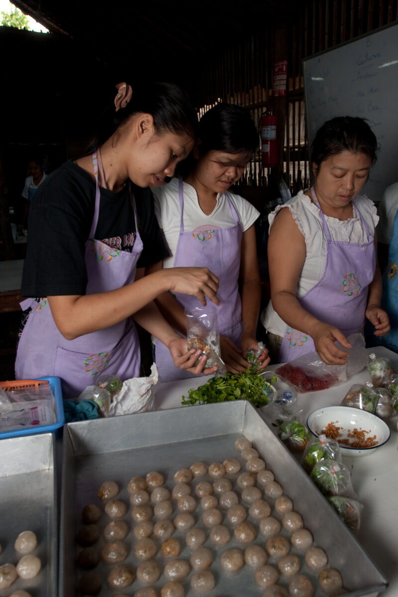 Learning Marketable Skills — Karen people from Myanmar (Burma) have spent years in in refugee camps along the Thai/Burma border, to avoid violence from the m...