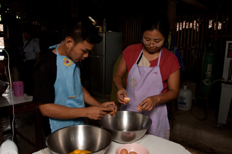 Learning Marketable Skills — Karen people from Myanmar (Burma) have spent years in in refugee camps along the Thai/Burma border, to avoid violence from the m...