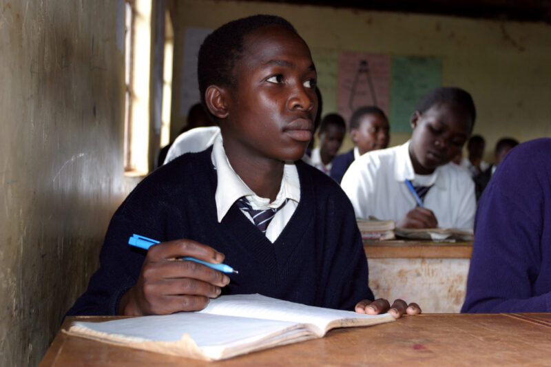 Students in Class in Kenya — Students go to school in Kenay Africa — Kenya, education, students, classroom, Africa