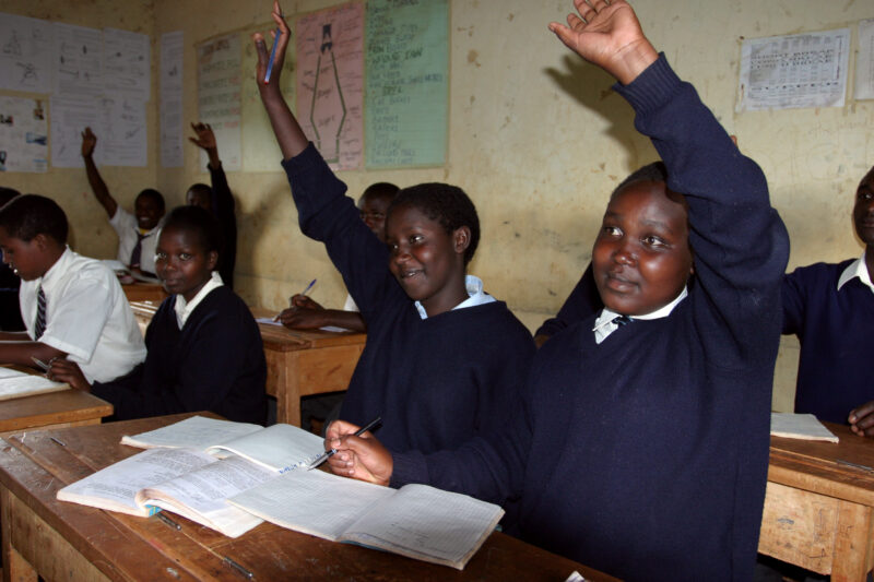 Students in Class in Kenya — Students go to school in Kenay Africa — Kenya, education, students, classroom, Africa