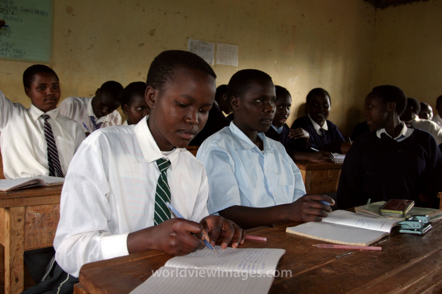 Students in Class in Kenya