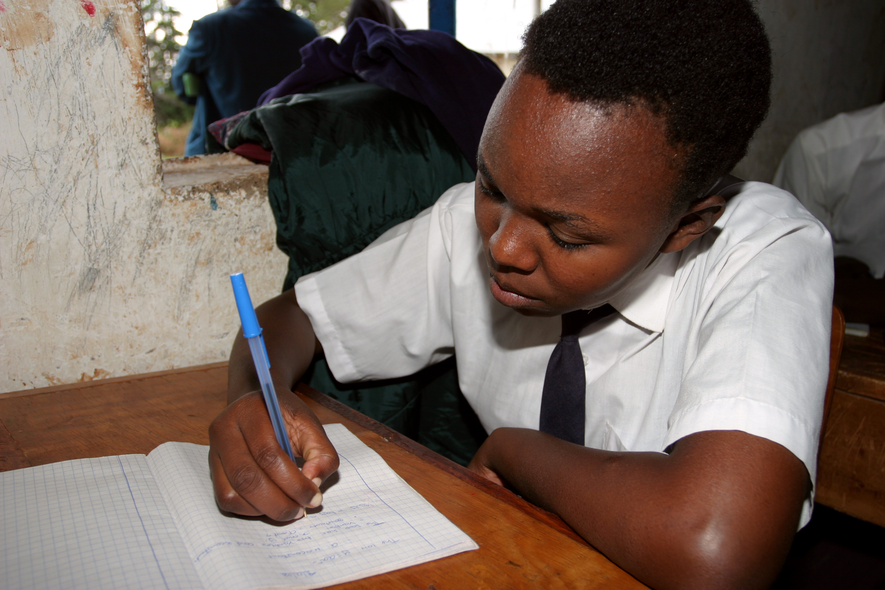 Students in Class in Kenya
