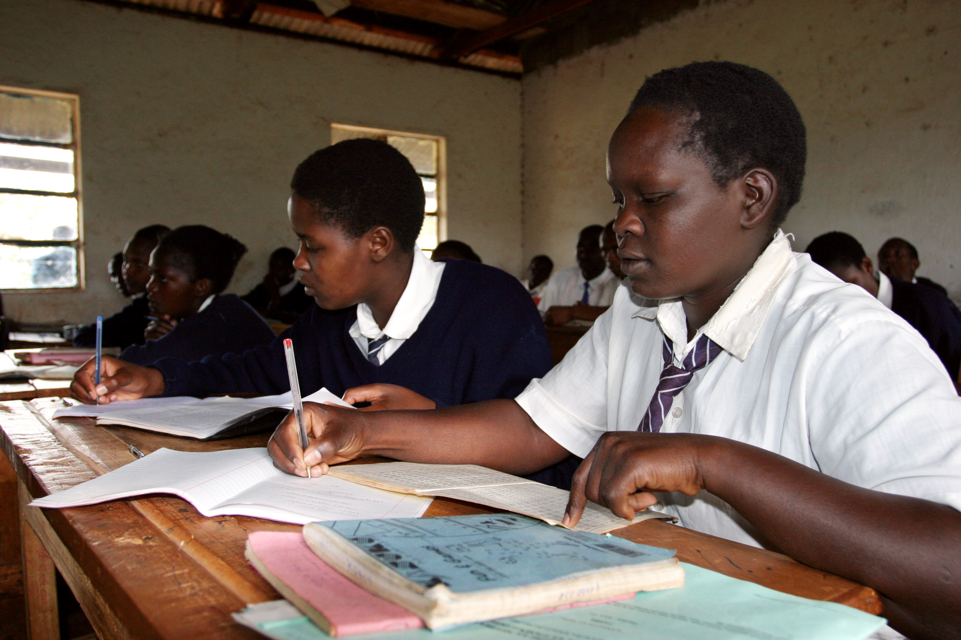 Students in Class in Kenya