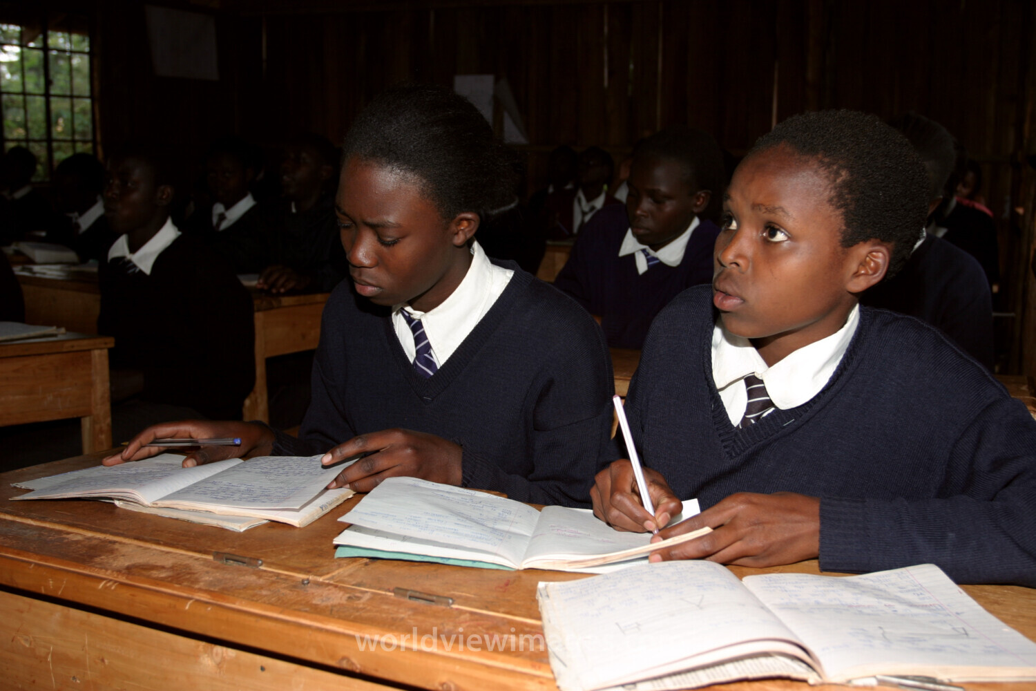 Students in Class in Kenya