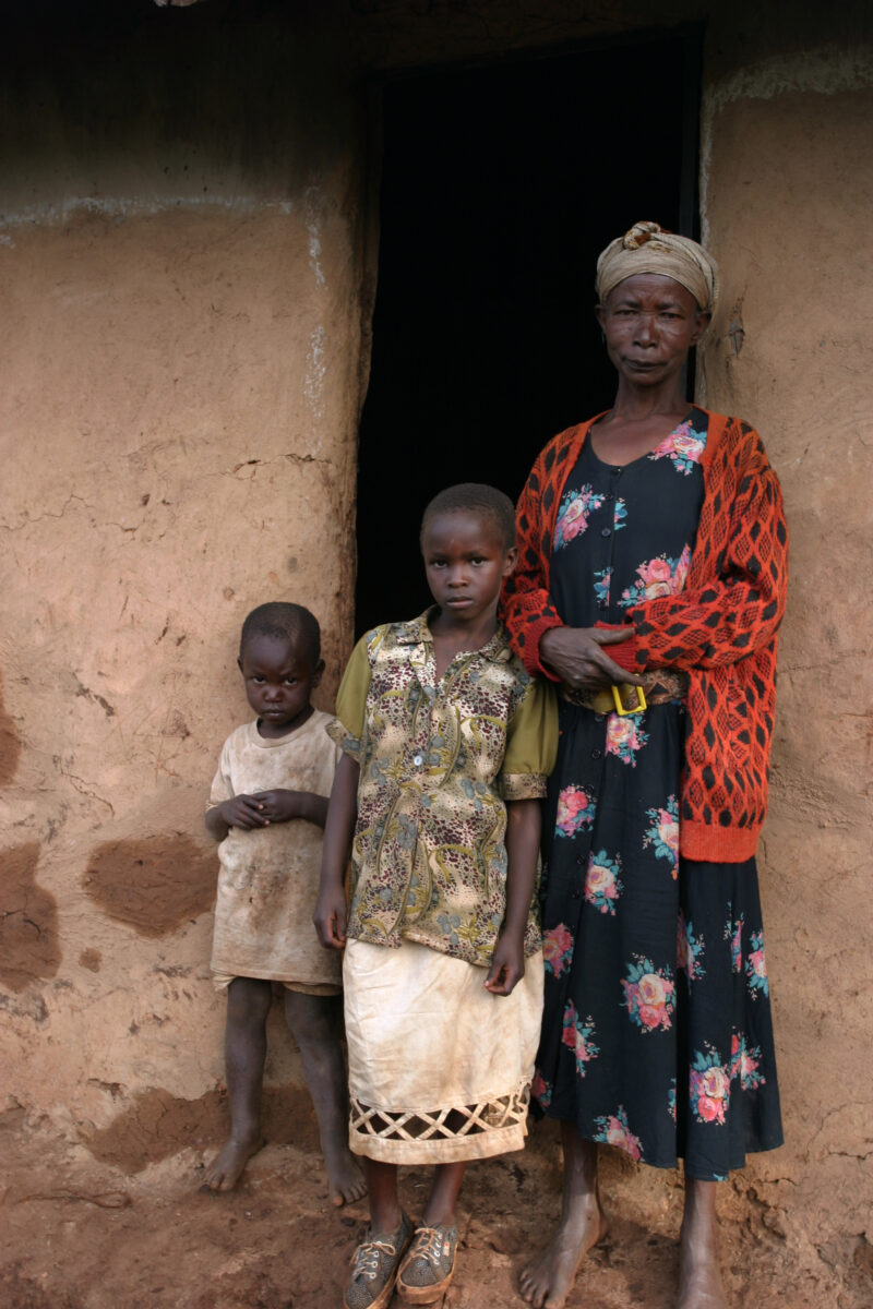 Grandmother in Kenya — Grandma taking care of six grandchildren — Kenya, Child, children, kids, Africa