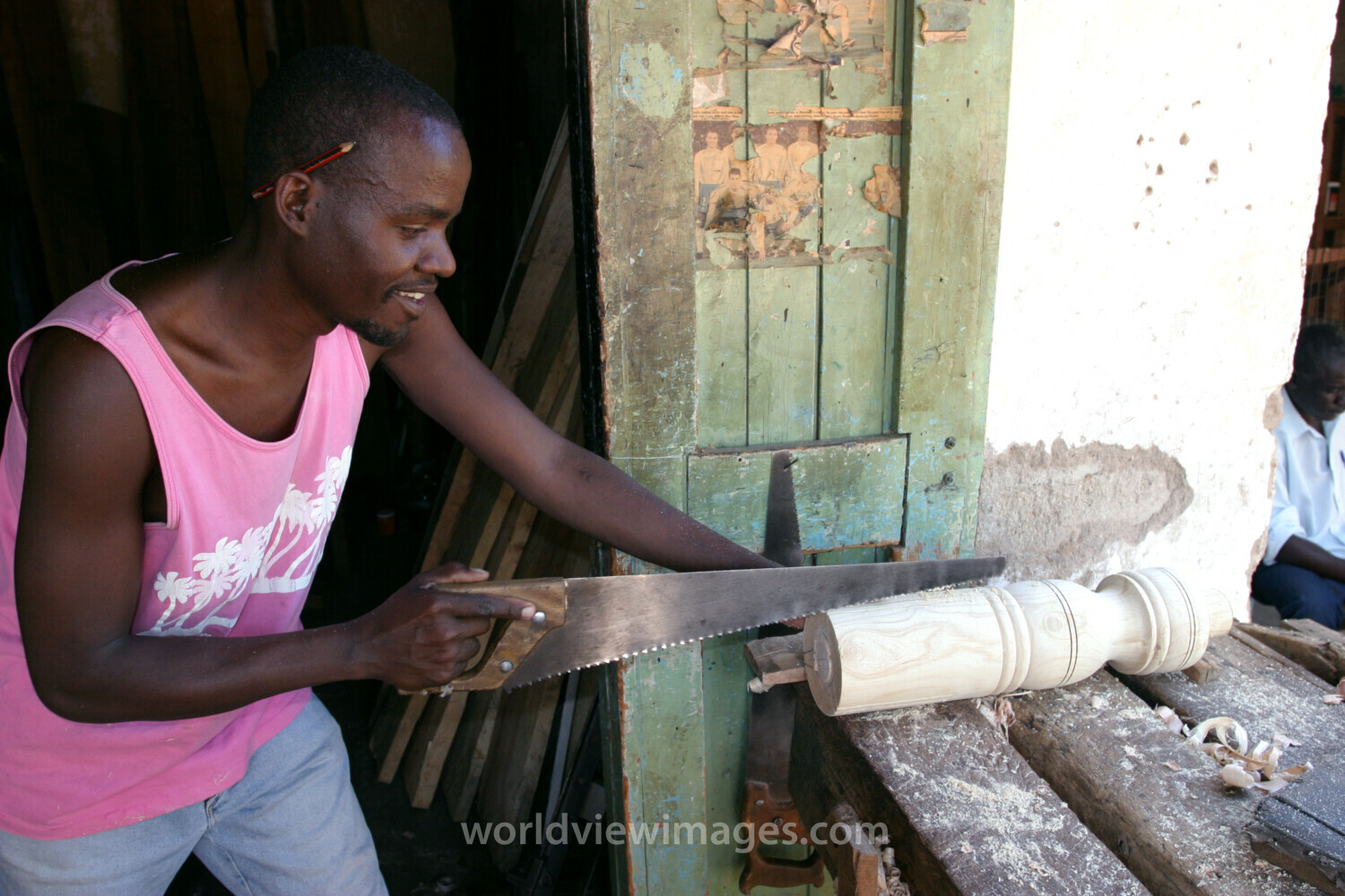 Wood Worker in Kenya
