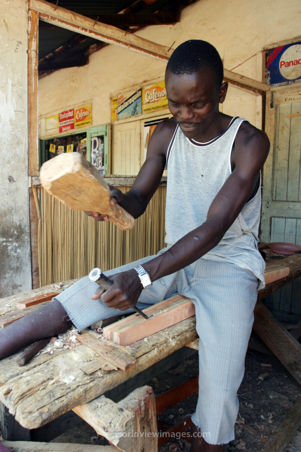 Wood Worker in Kenya