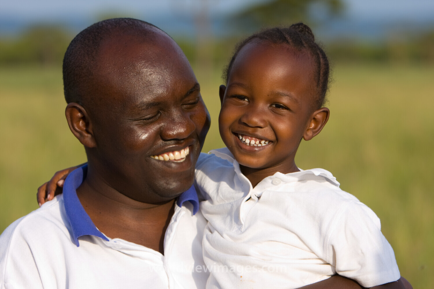 Father and Daughter in Kenya