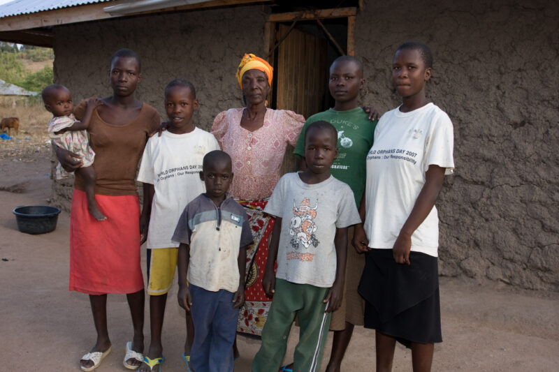 Family Group — Kenya, Africa, Children, Grandmother, poverty