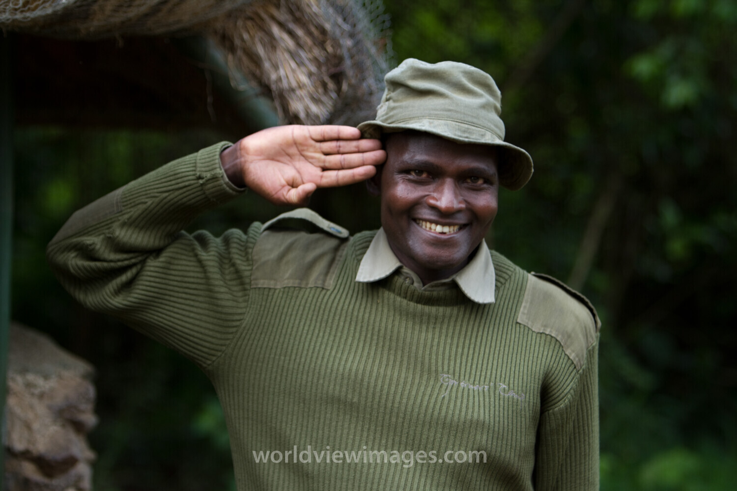 Gate Guard at the Game park