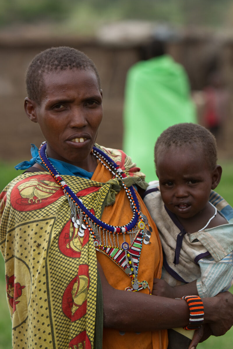 Maasai Woman — Woman of the Maasai ethnic group, living in Kenya — Kenya, Africa, Masai Mara
