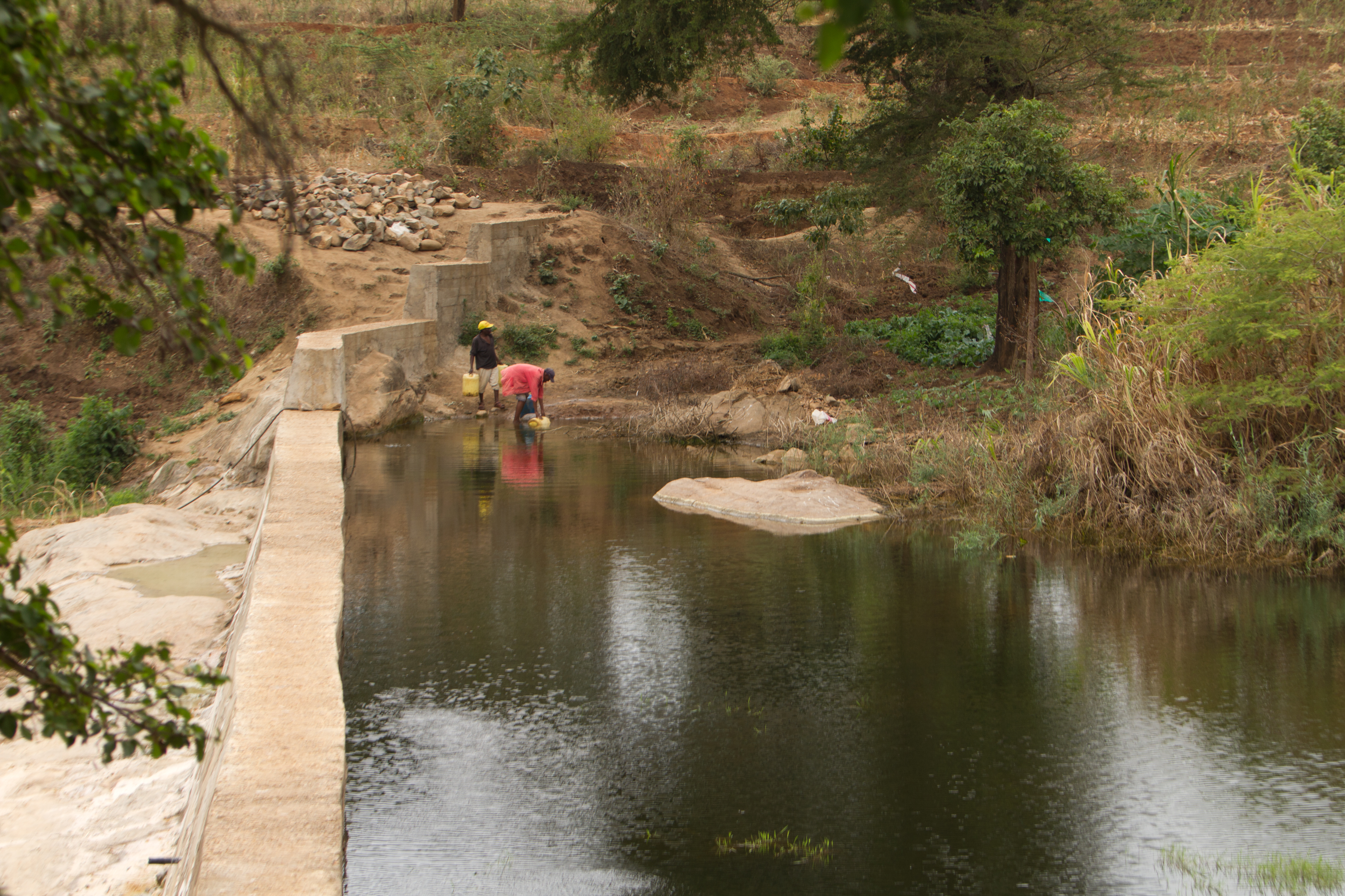 Collecting Water in Kenya