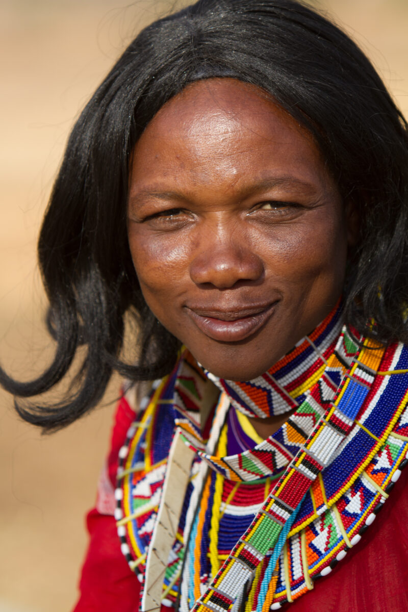 Maasai Woman — Woman of the Maasai ethnic group, living in Kenya — Kenya, Africa