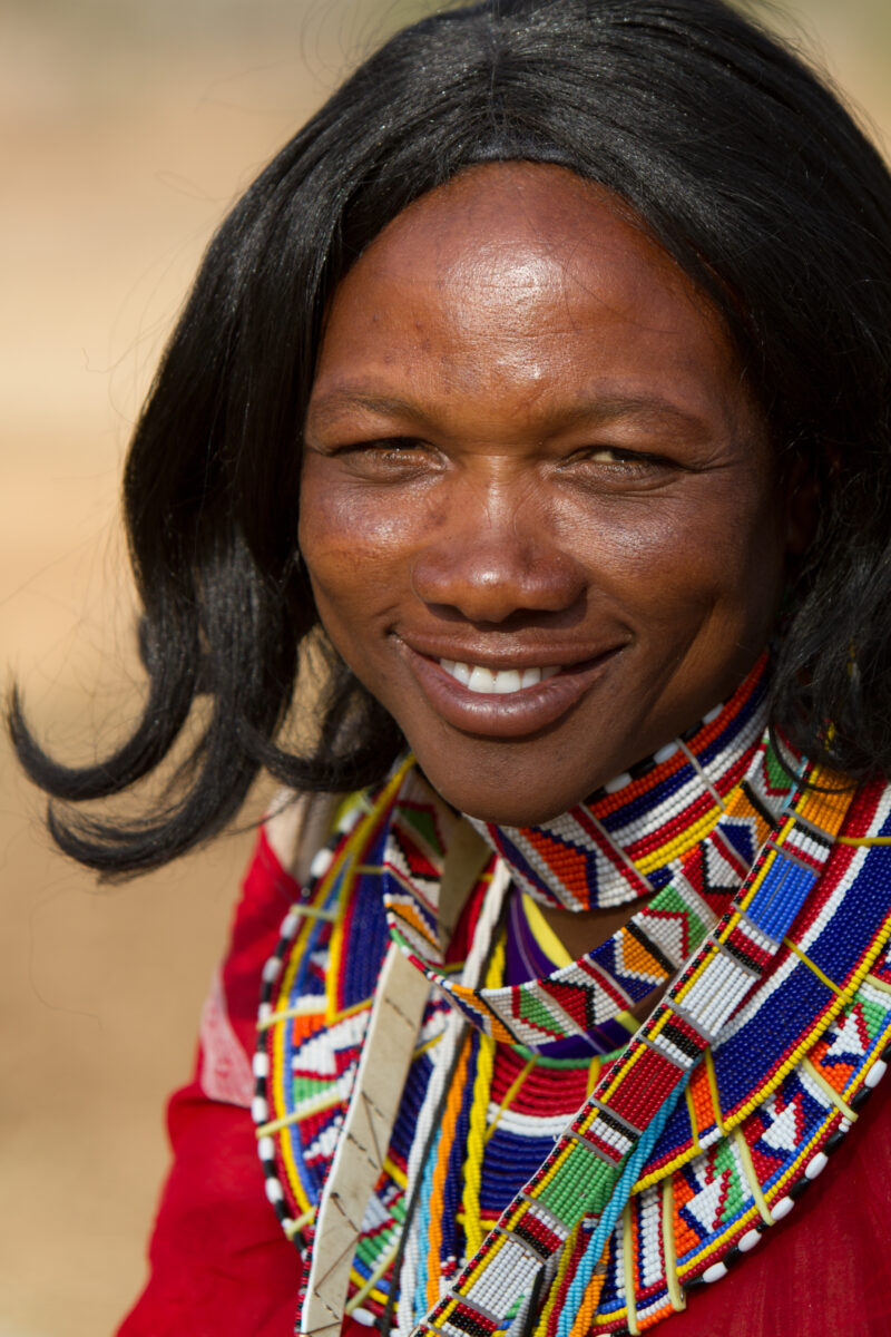 Maasai Woman — Woman of the Maasai ethnic group, living in Kenya — Kenya, Africa