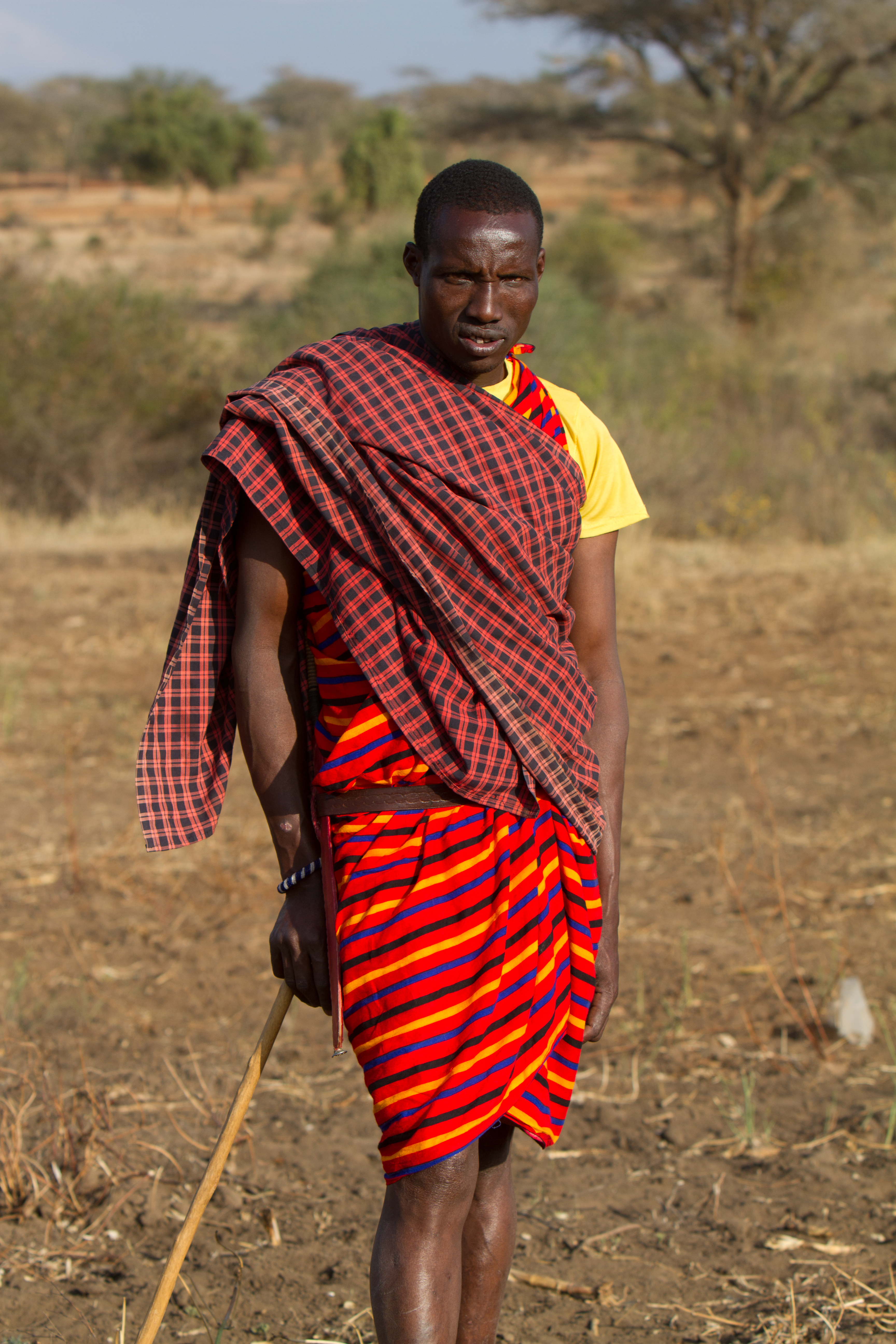 Massai Man in Kenya