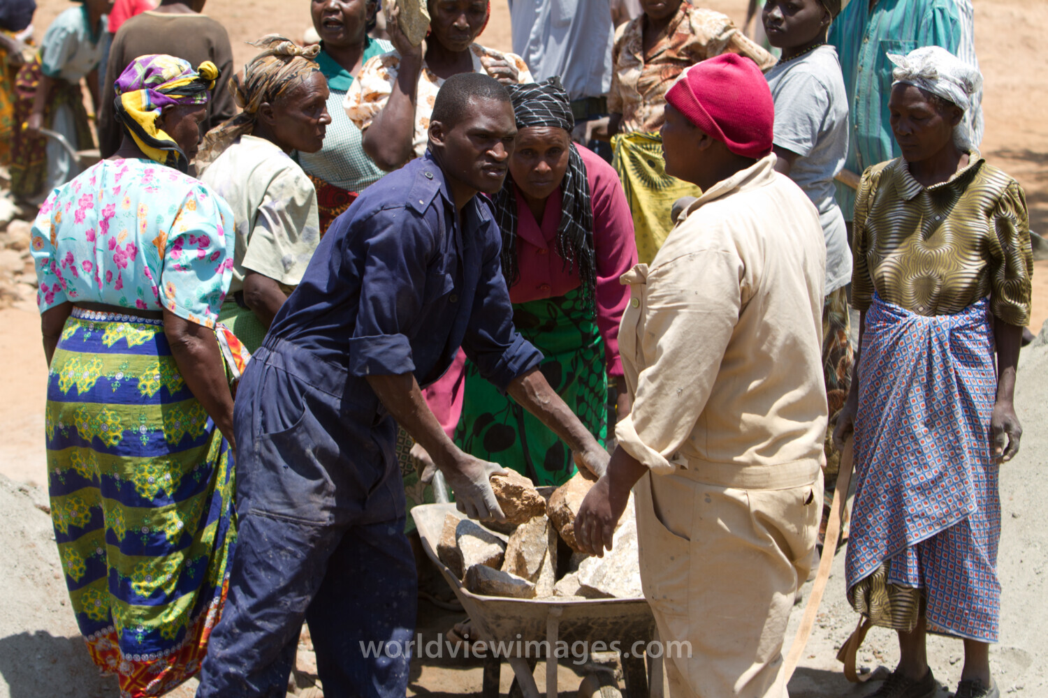 Building a Dam in Kenya