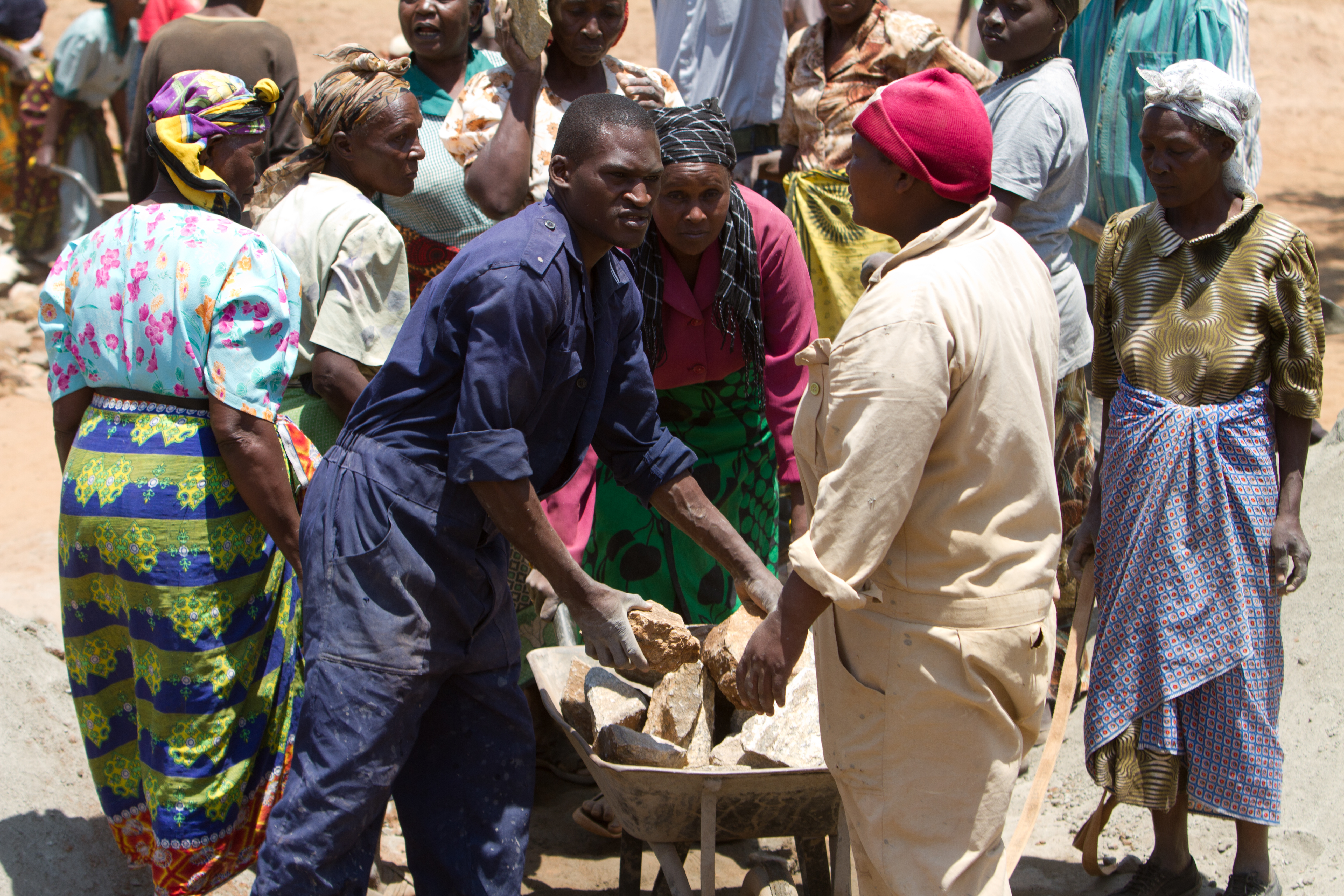 Building a Dam in Kenya