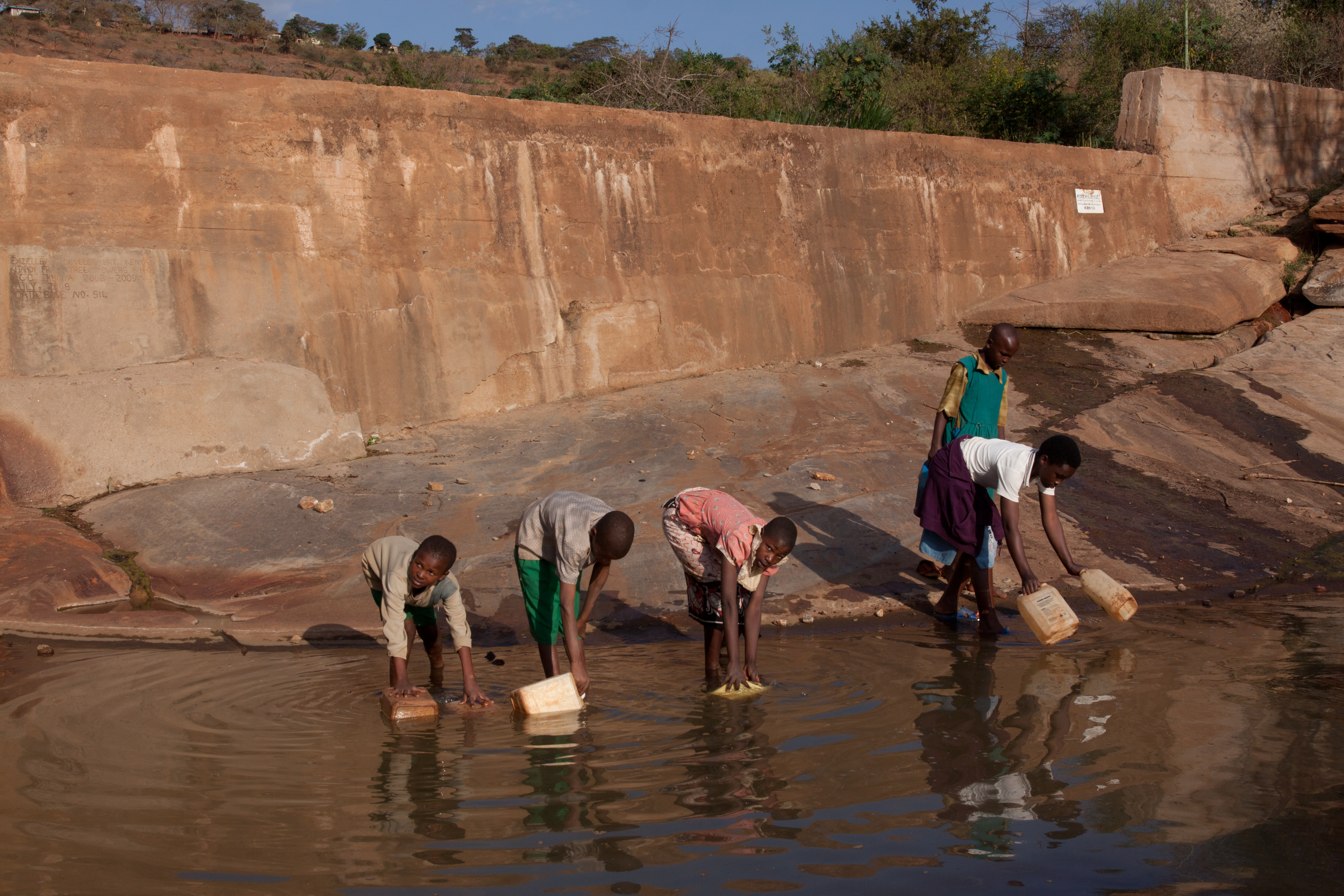 Collecting Water in Kenya
