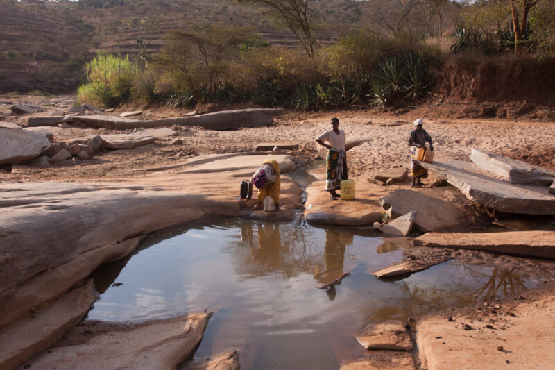 Collecting Water in Kenya — A daily task in many parts of Africa is collecting water — Kenya, Water, collecting water, Africa