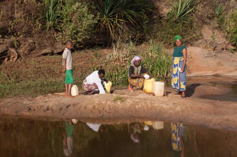 Collecting Water in Kenya — A daily task in many parts of Africa is collecting water — Kenya, Water, collecting water, Africa