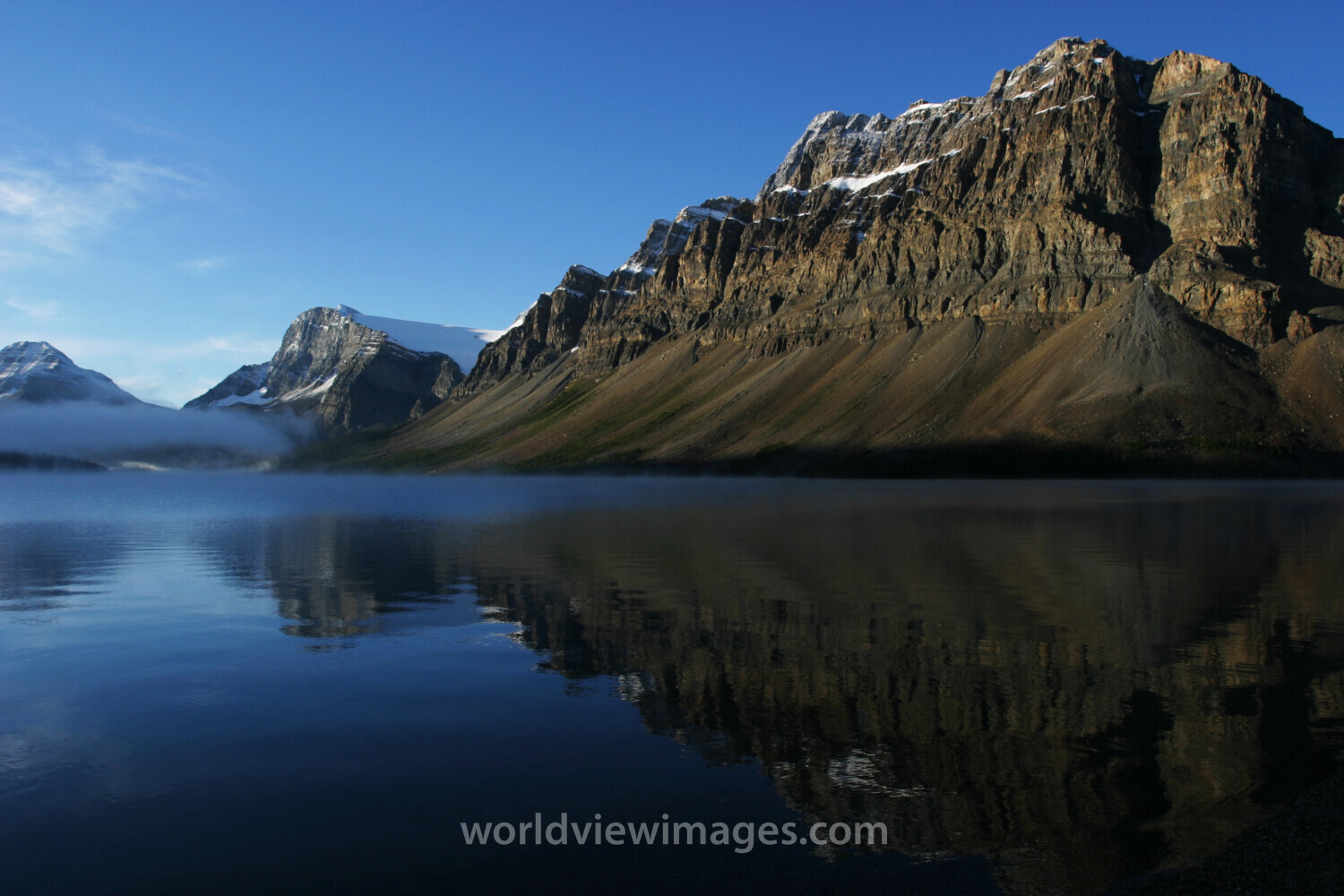 Bow Lake in Canada