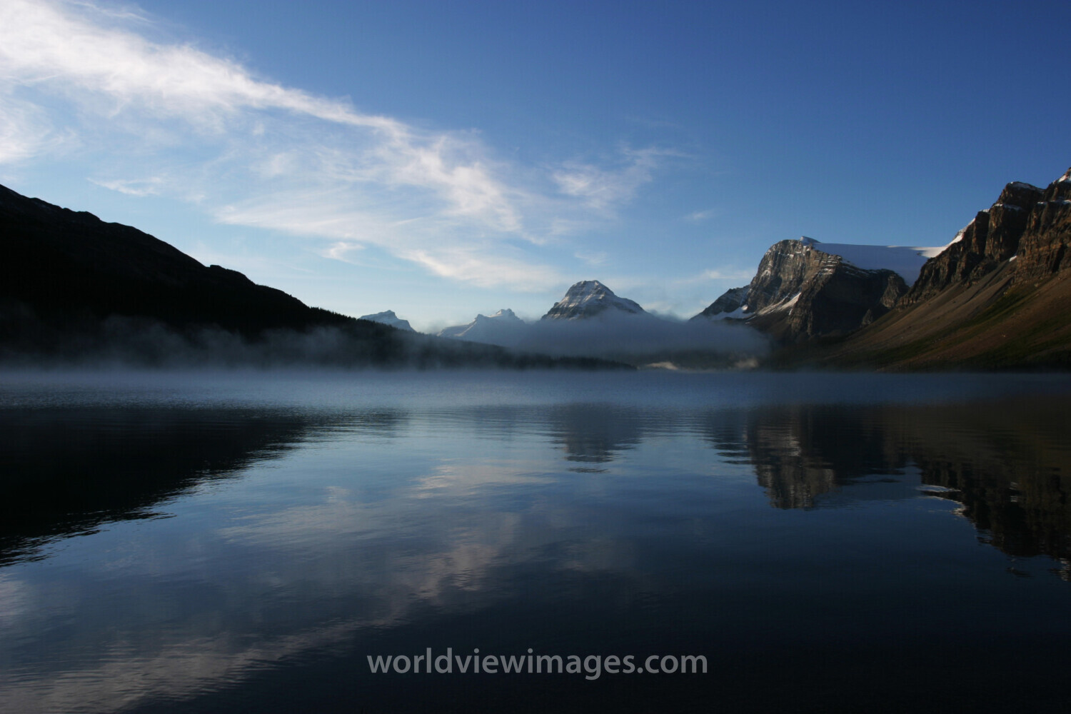 Bow Lake in Canada
