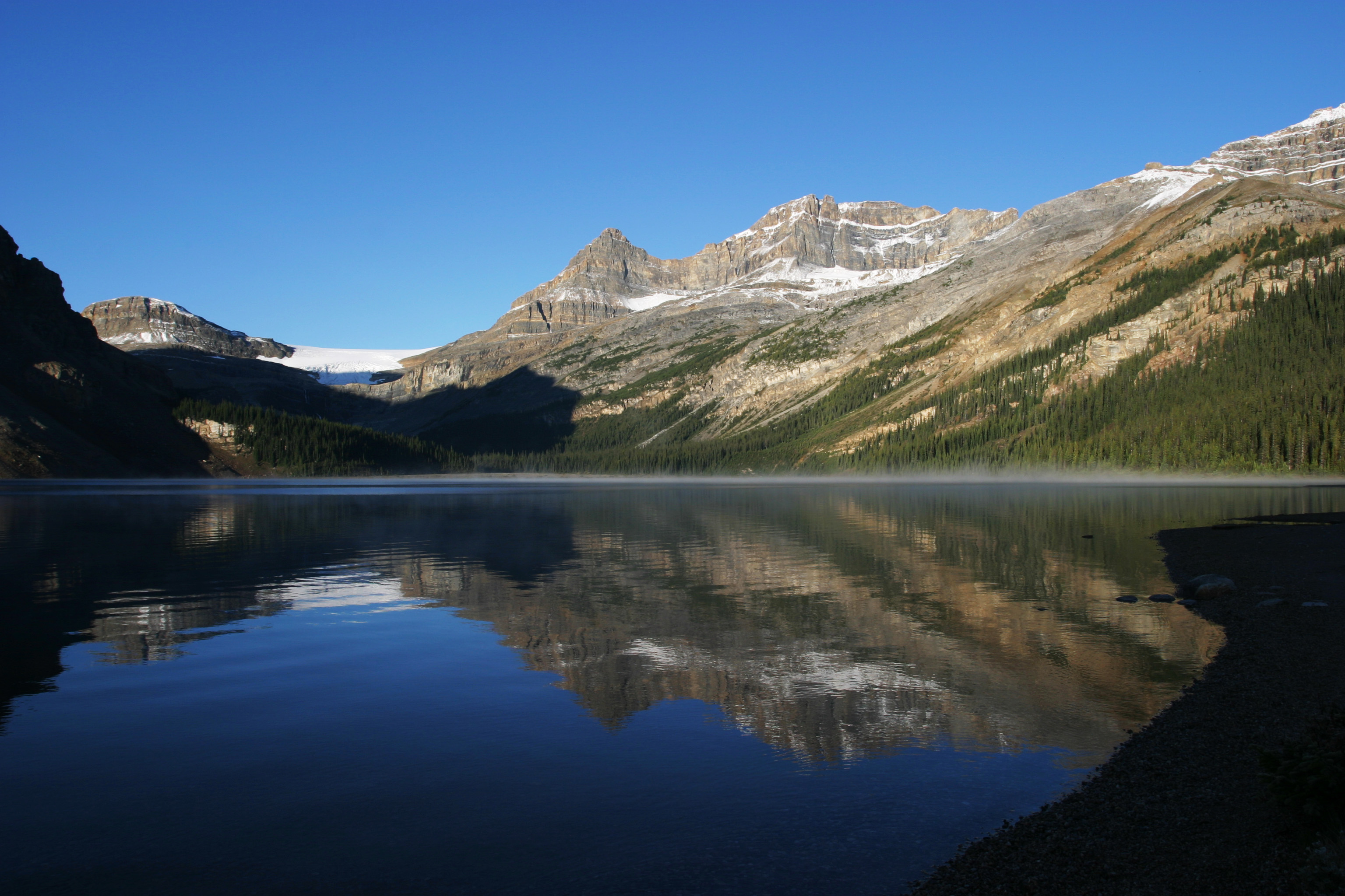 Bow Lake in Canada