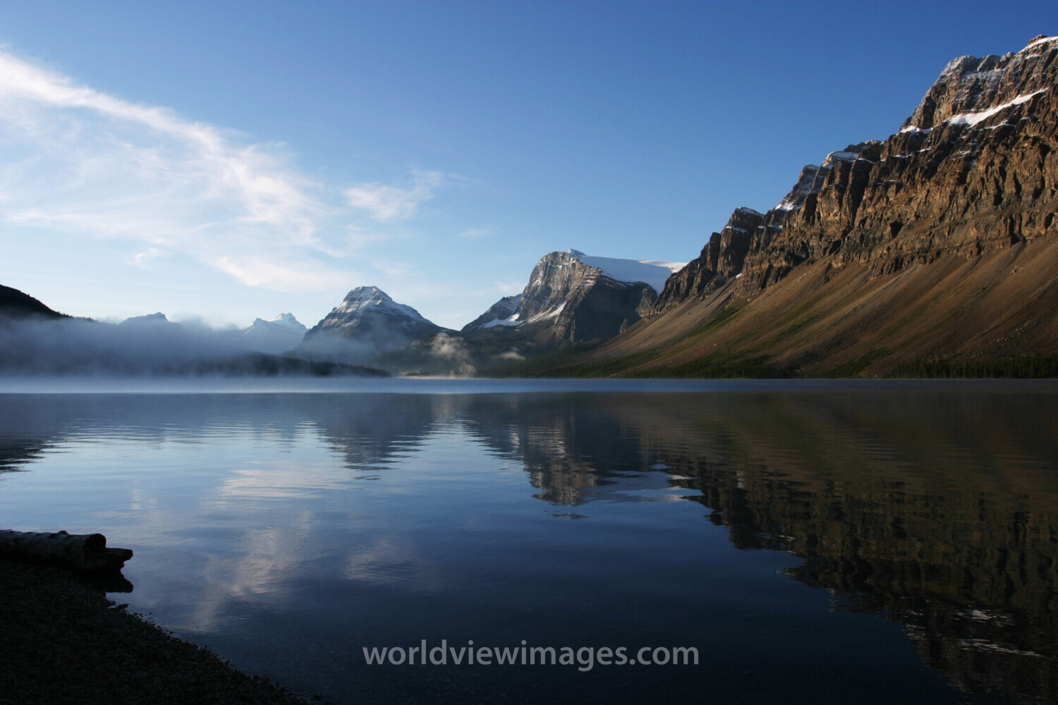 Bow Lake in Canada