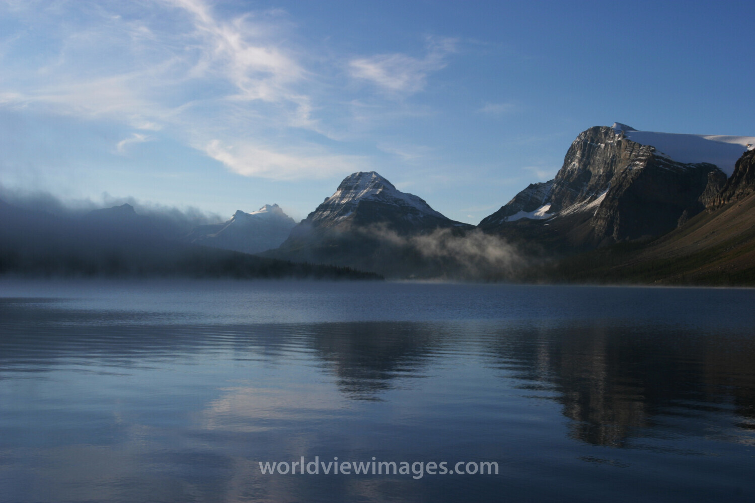 Bow Lake in Canada