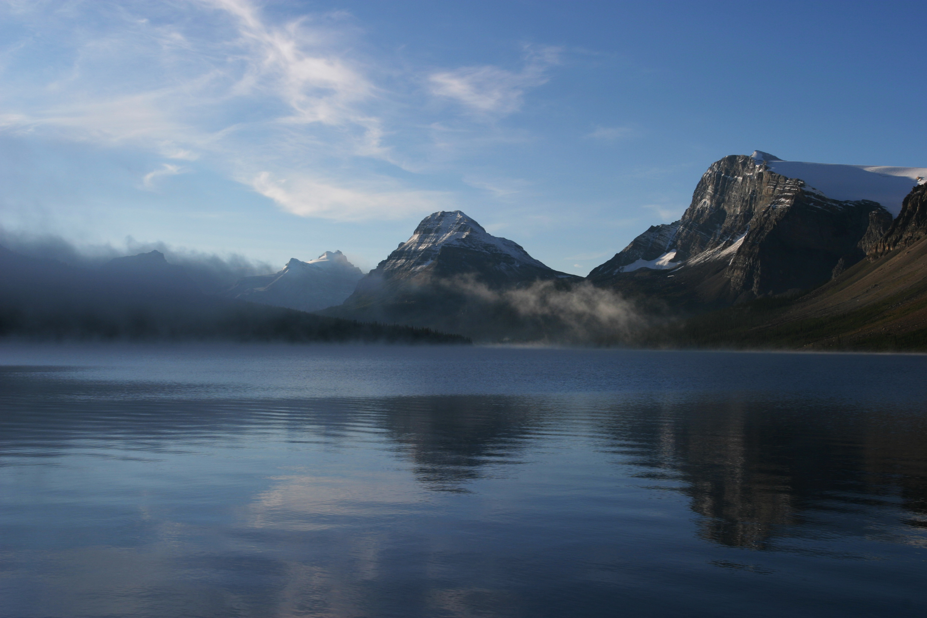 Bow Lake in Canada