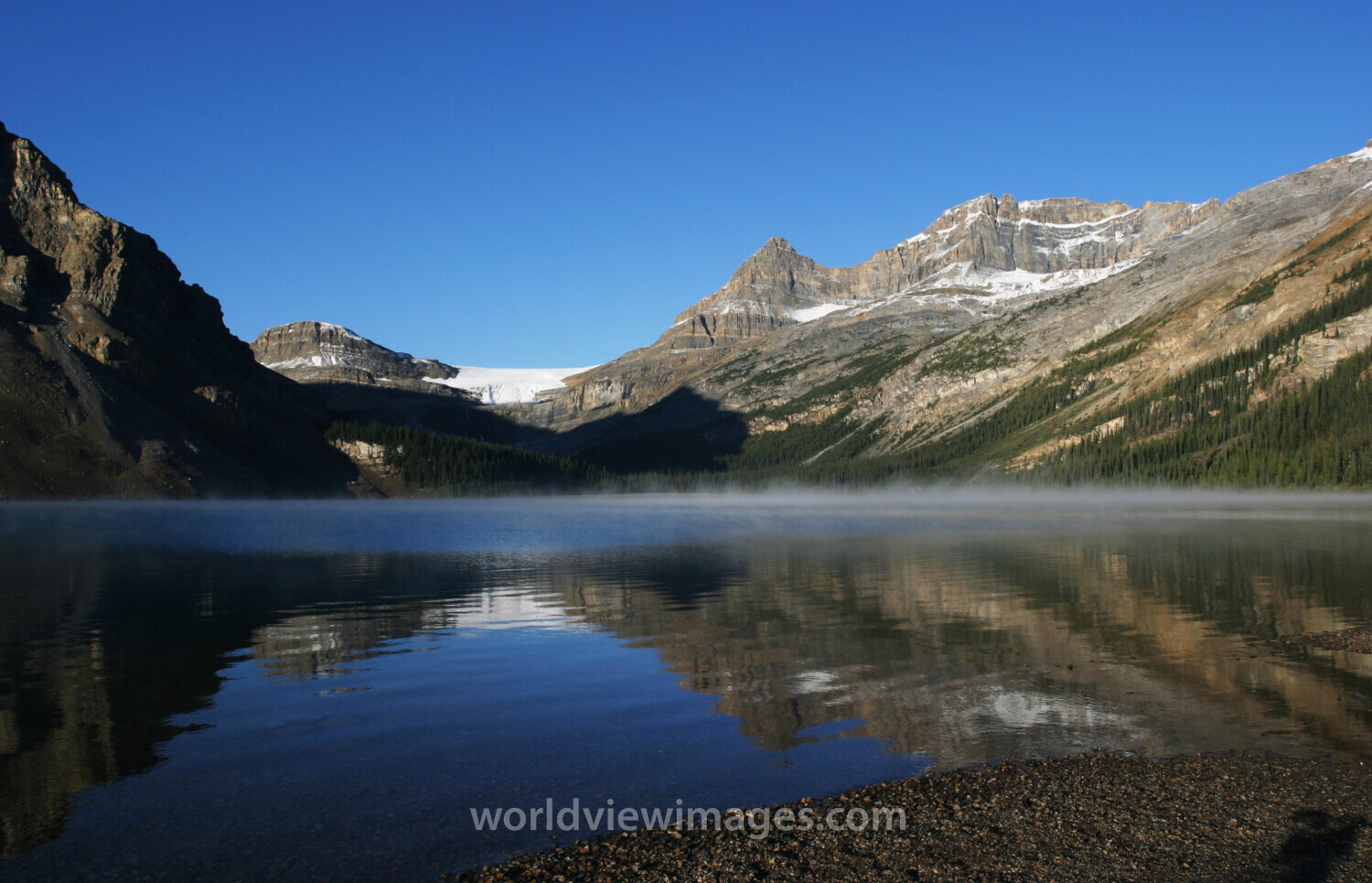 Bow Lake in Canada