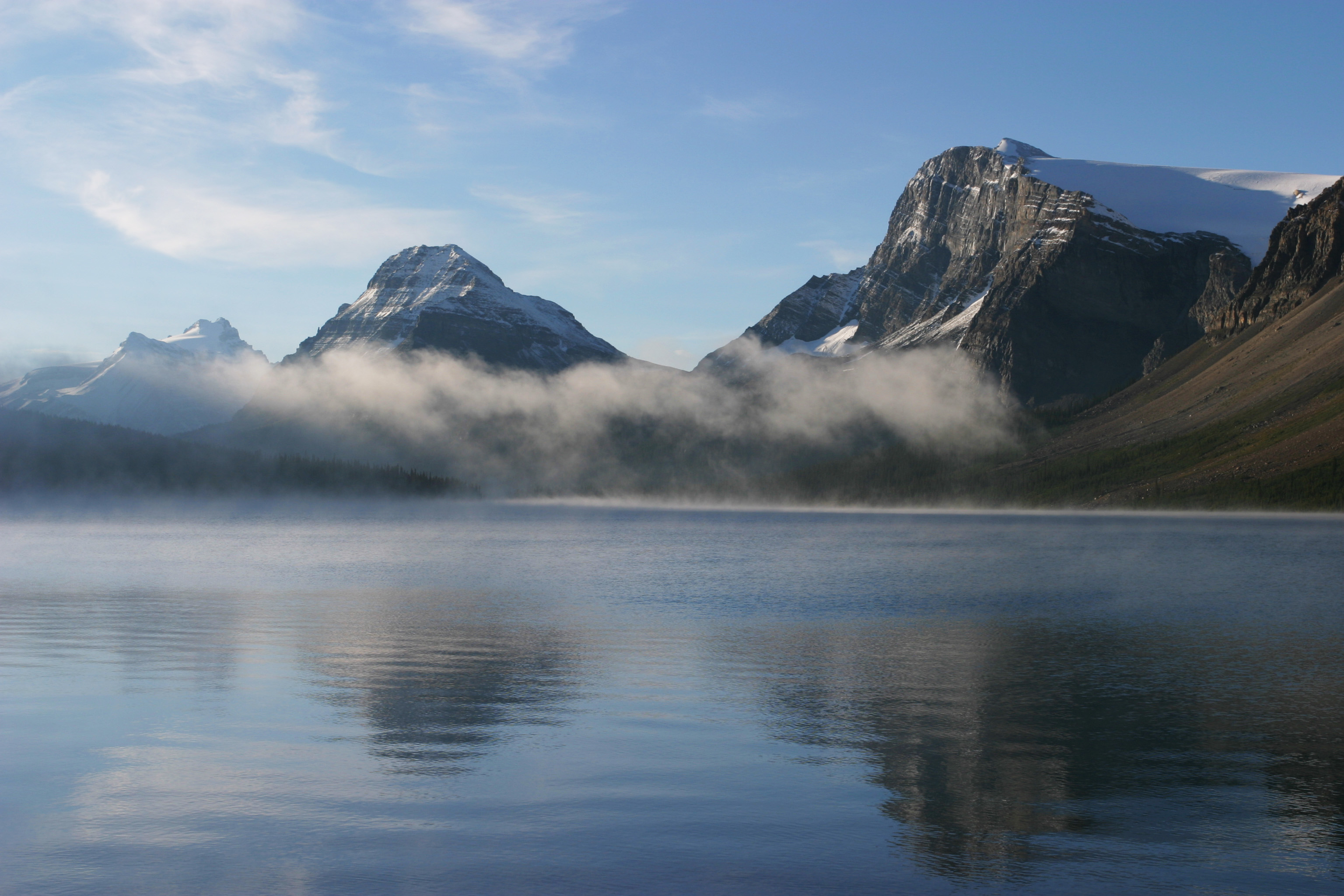 Bow Lake in Canada