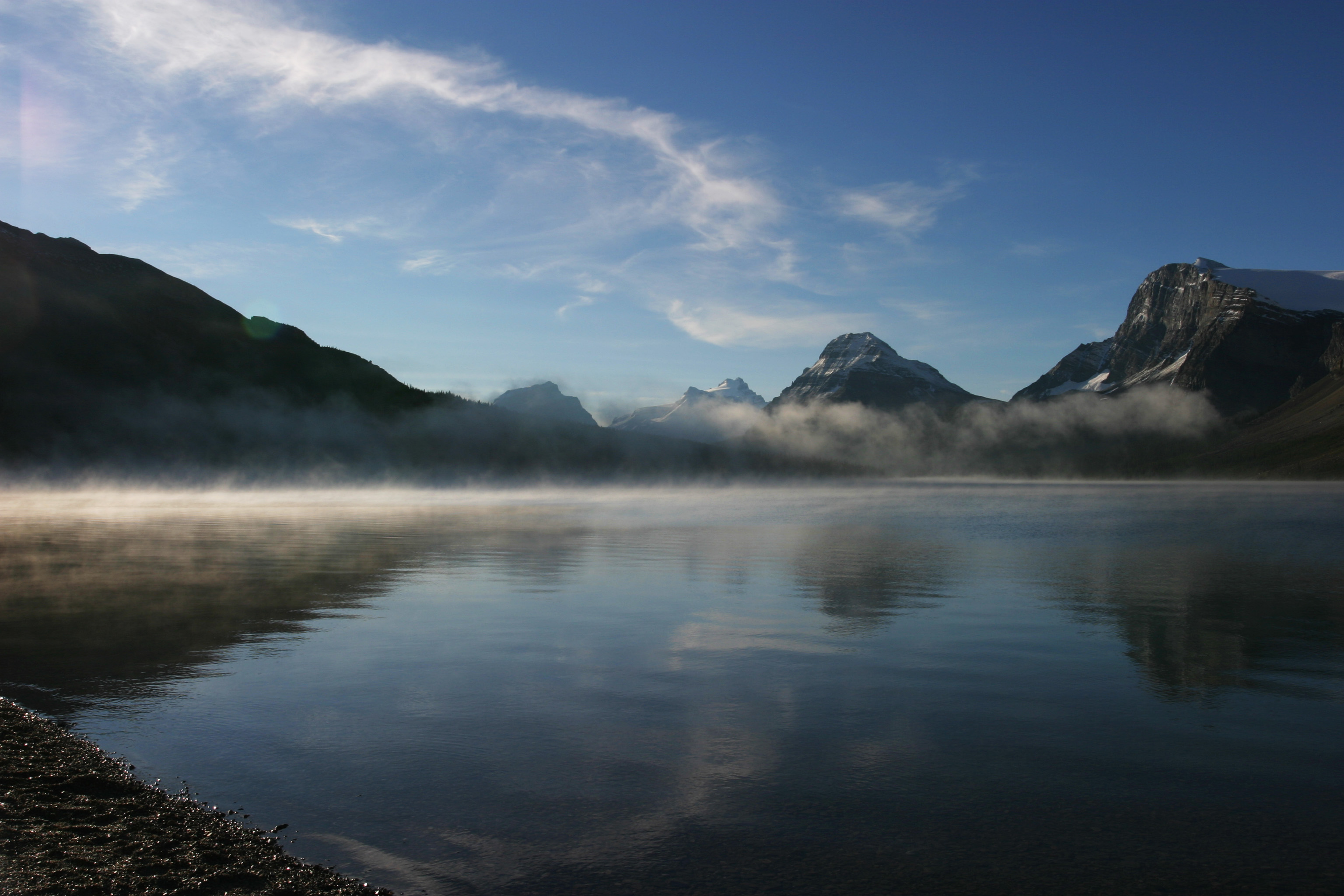 Bow Lake in Canada