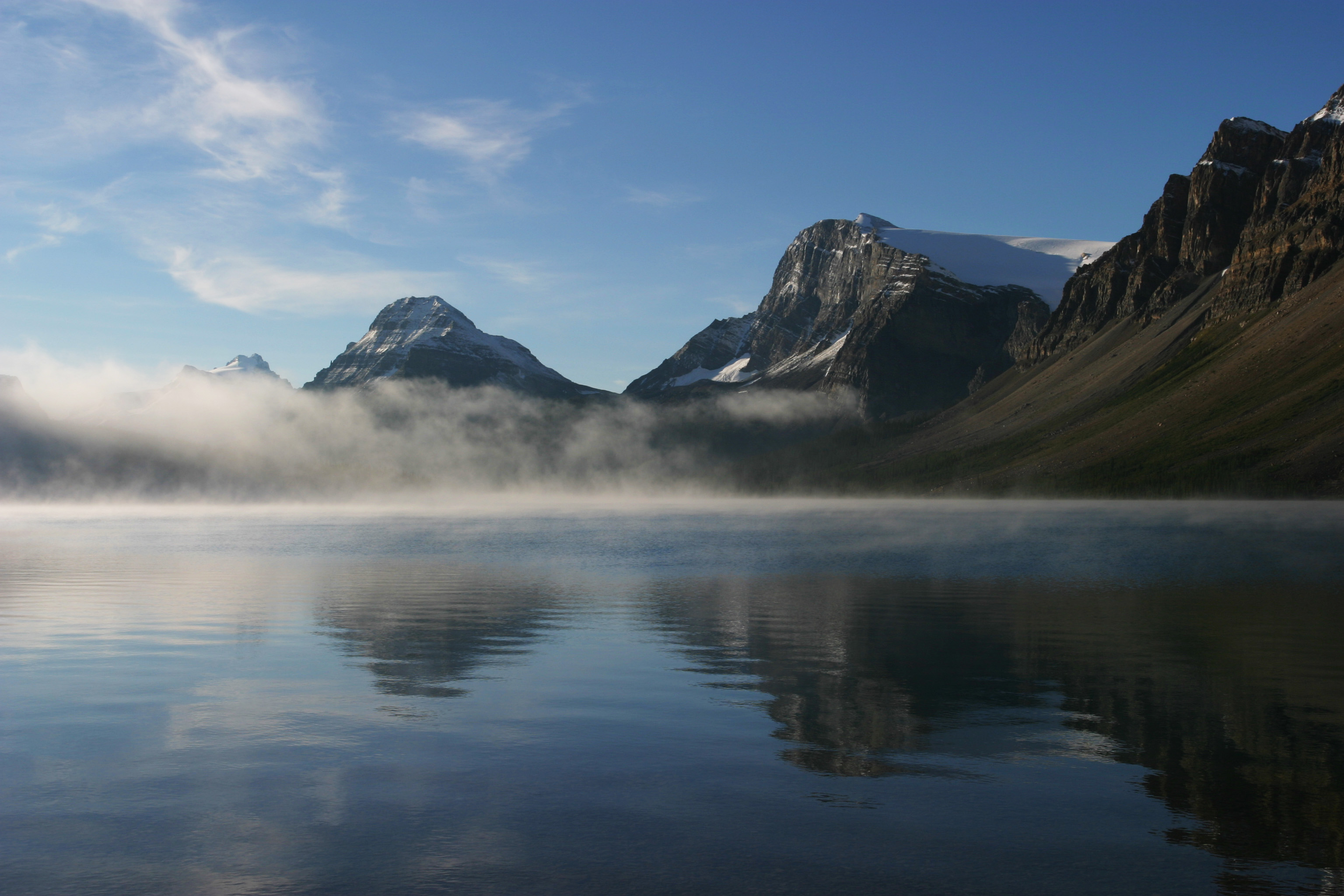 Bow Lake in Canada