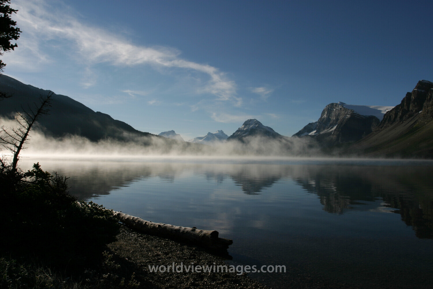 Bow Lake in Canada