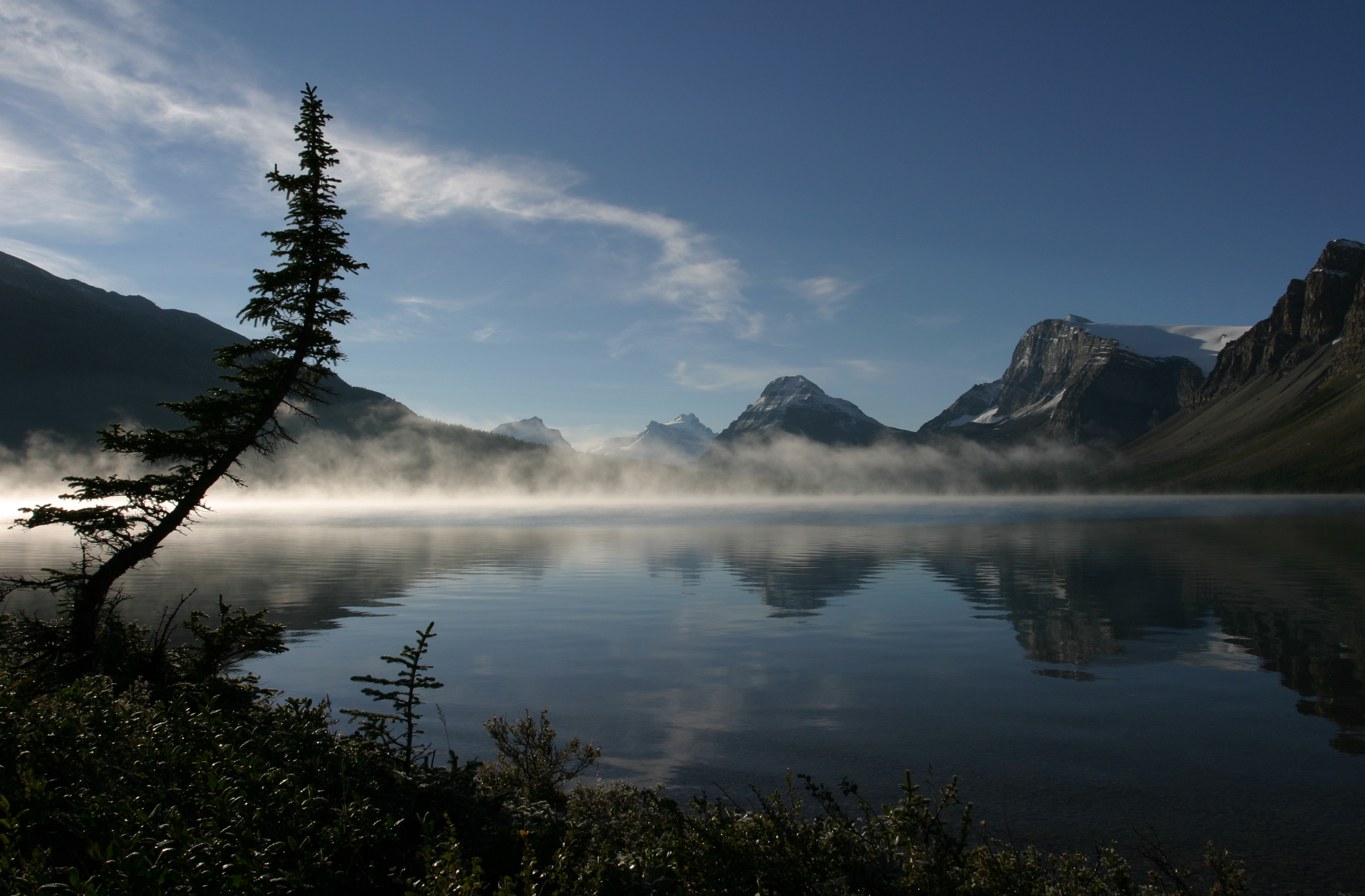 Bow Lake in Canada