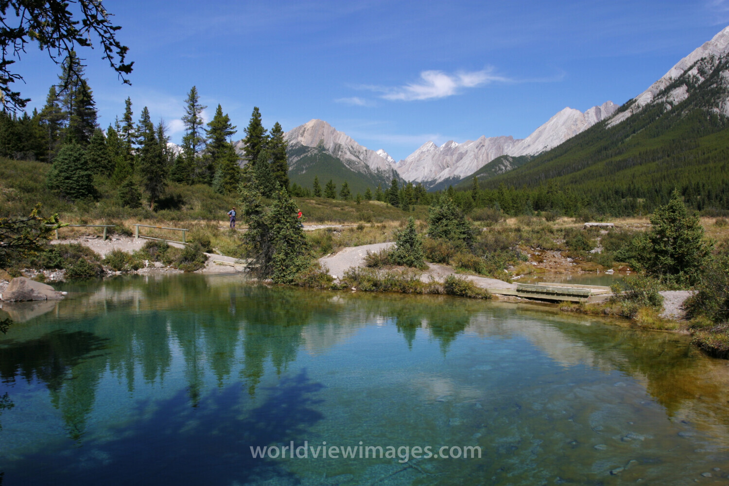 Ink Pots in Banff National Park