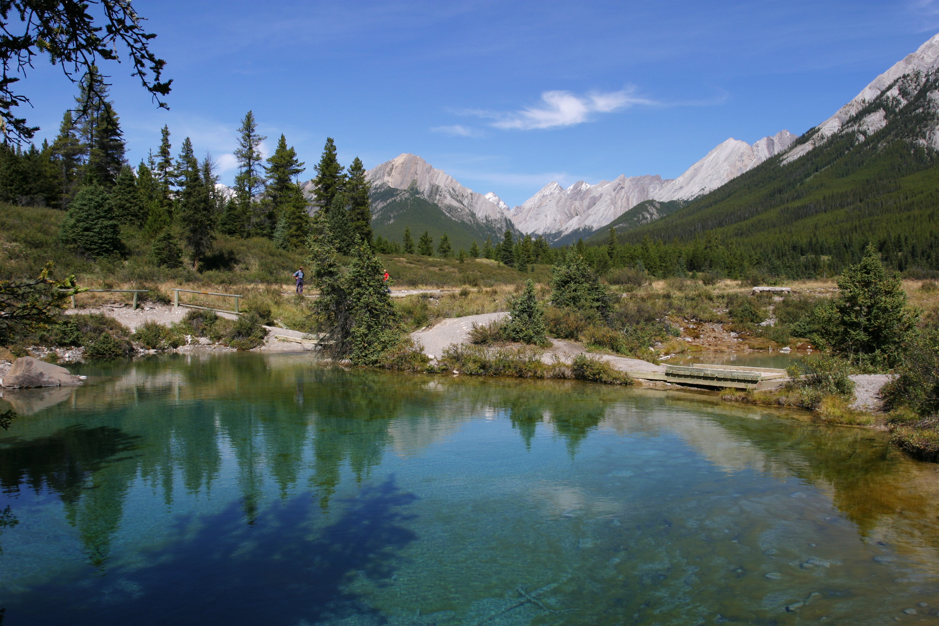 Ink Pots in Banff National Park