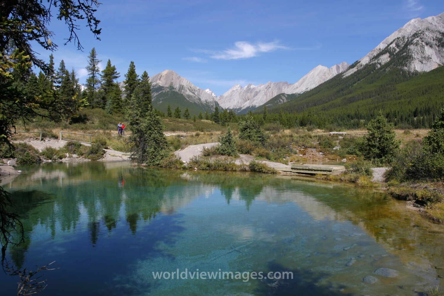 Ink Pots in Banff National Park