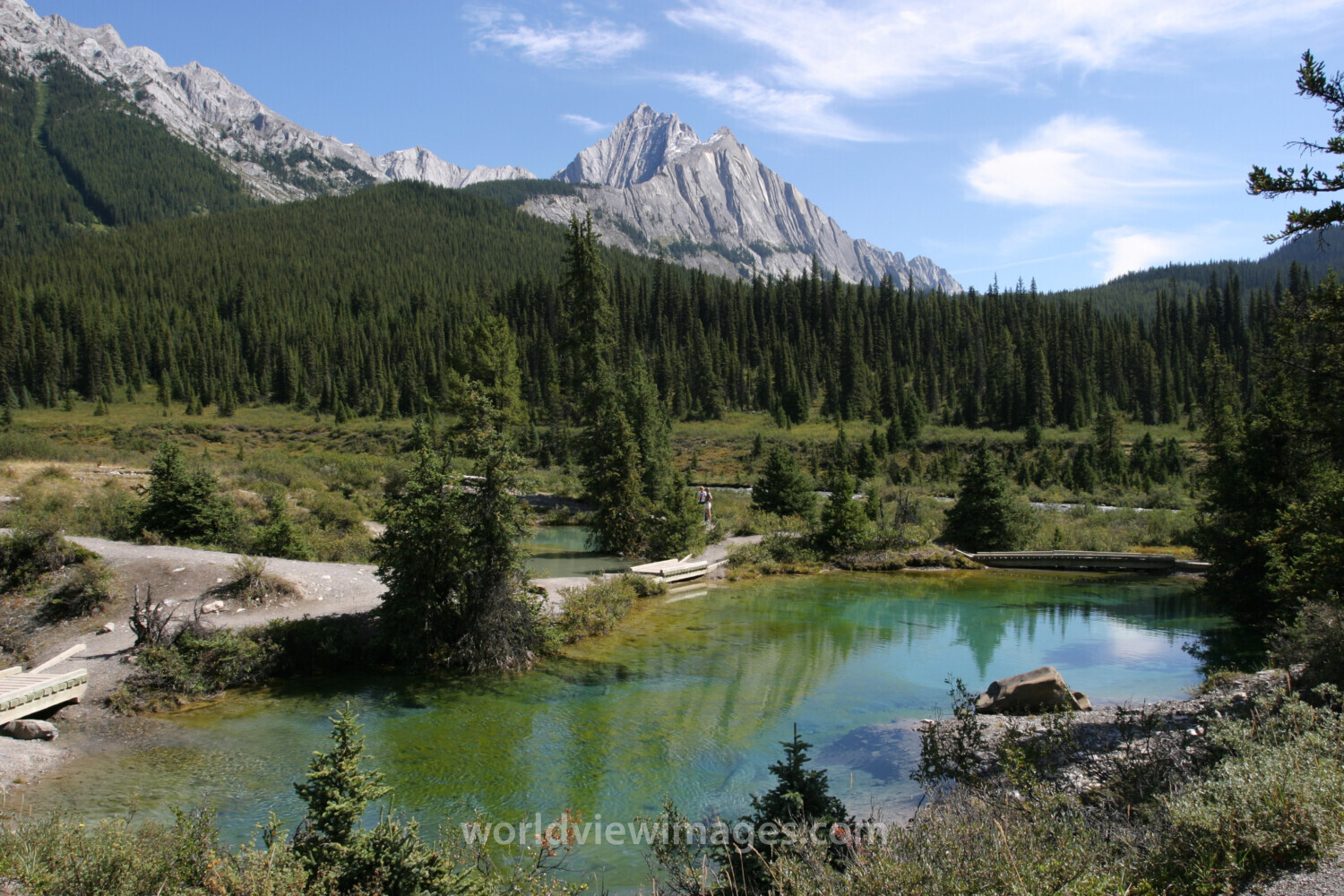 Ink Pots in Banff National Park