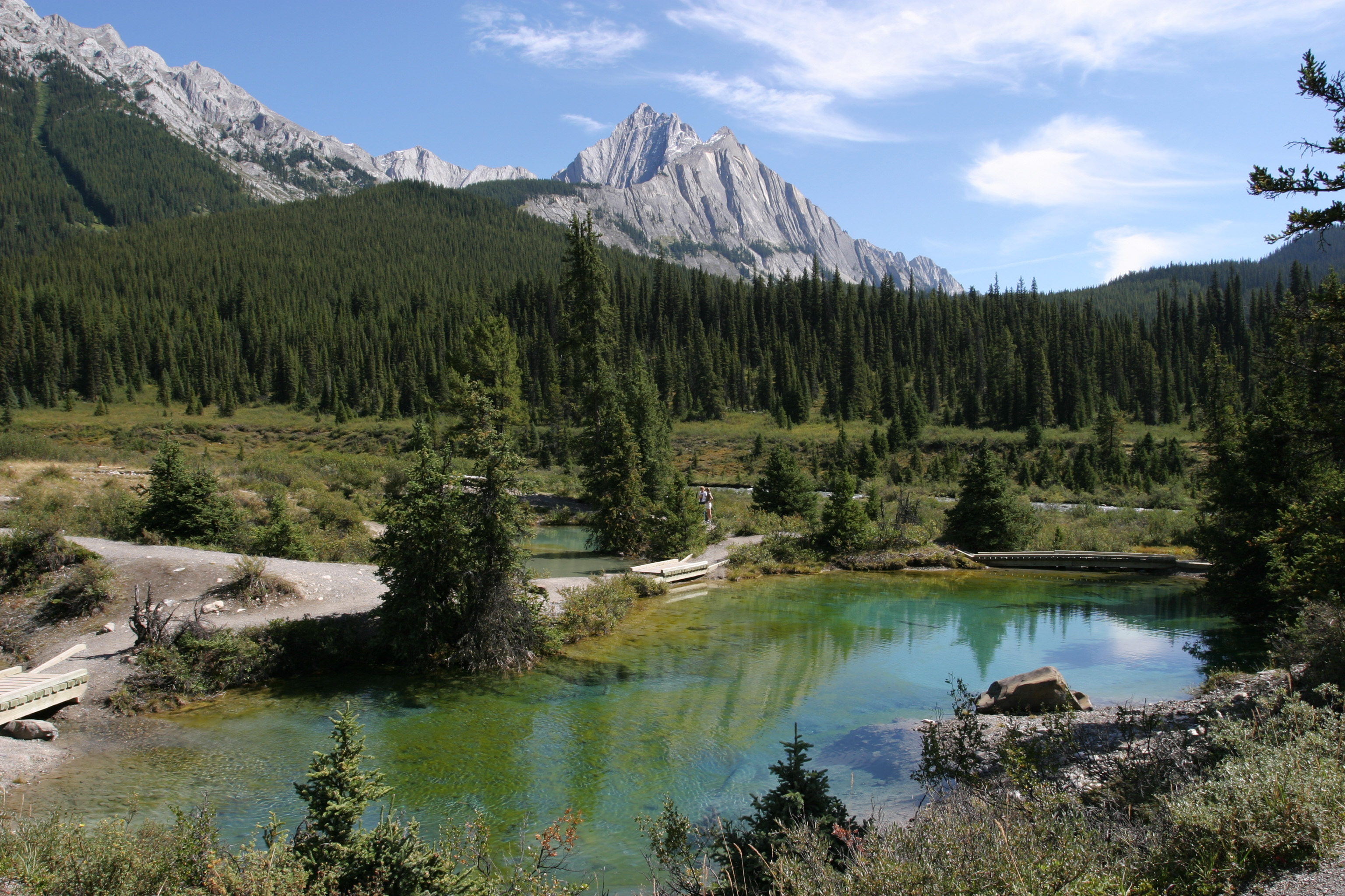 Ink Pots in Banff National Park