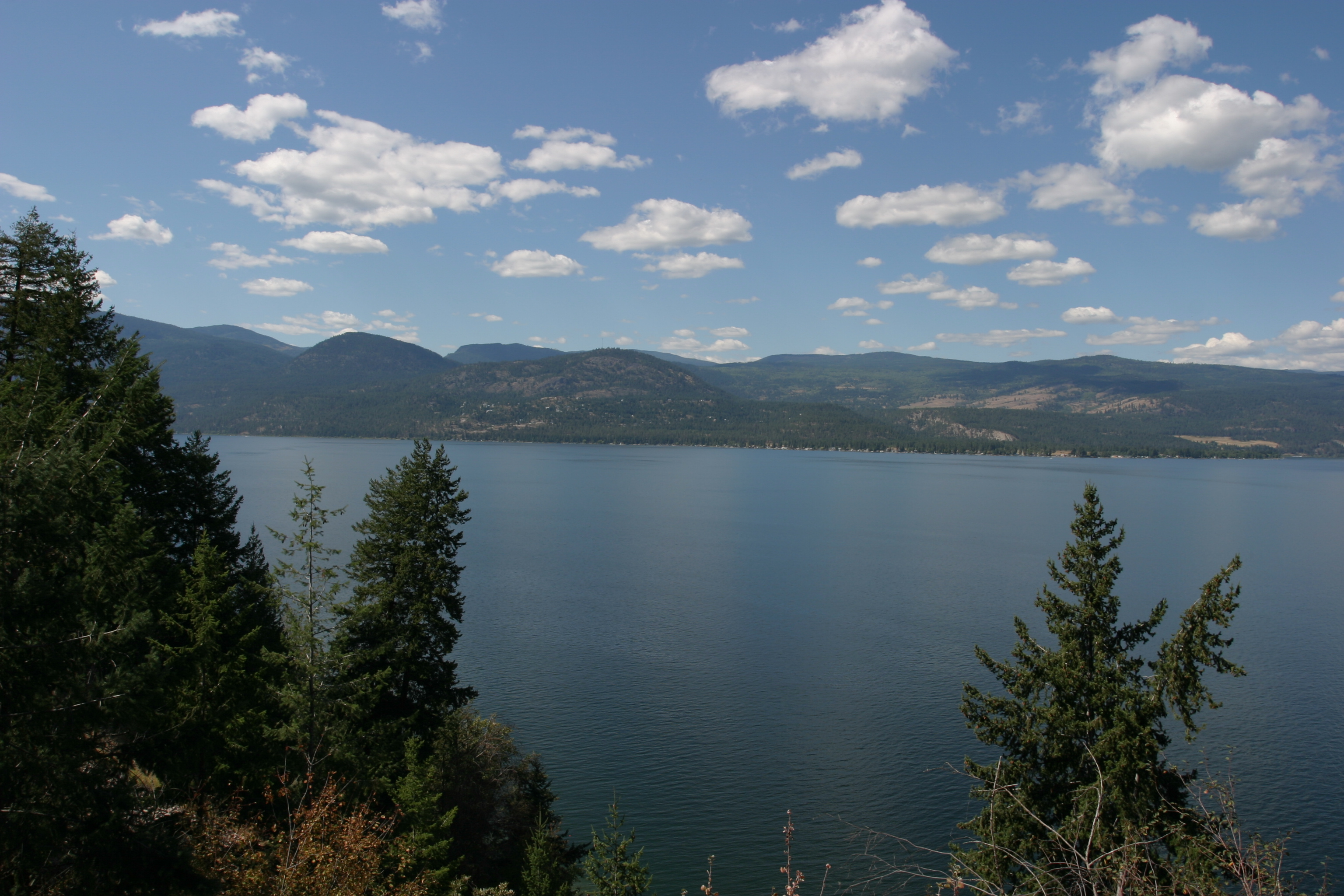 Okanagan lake in Canada