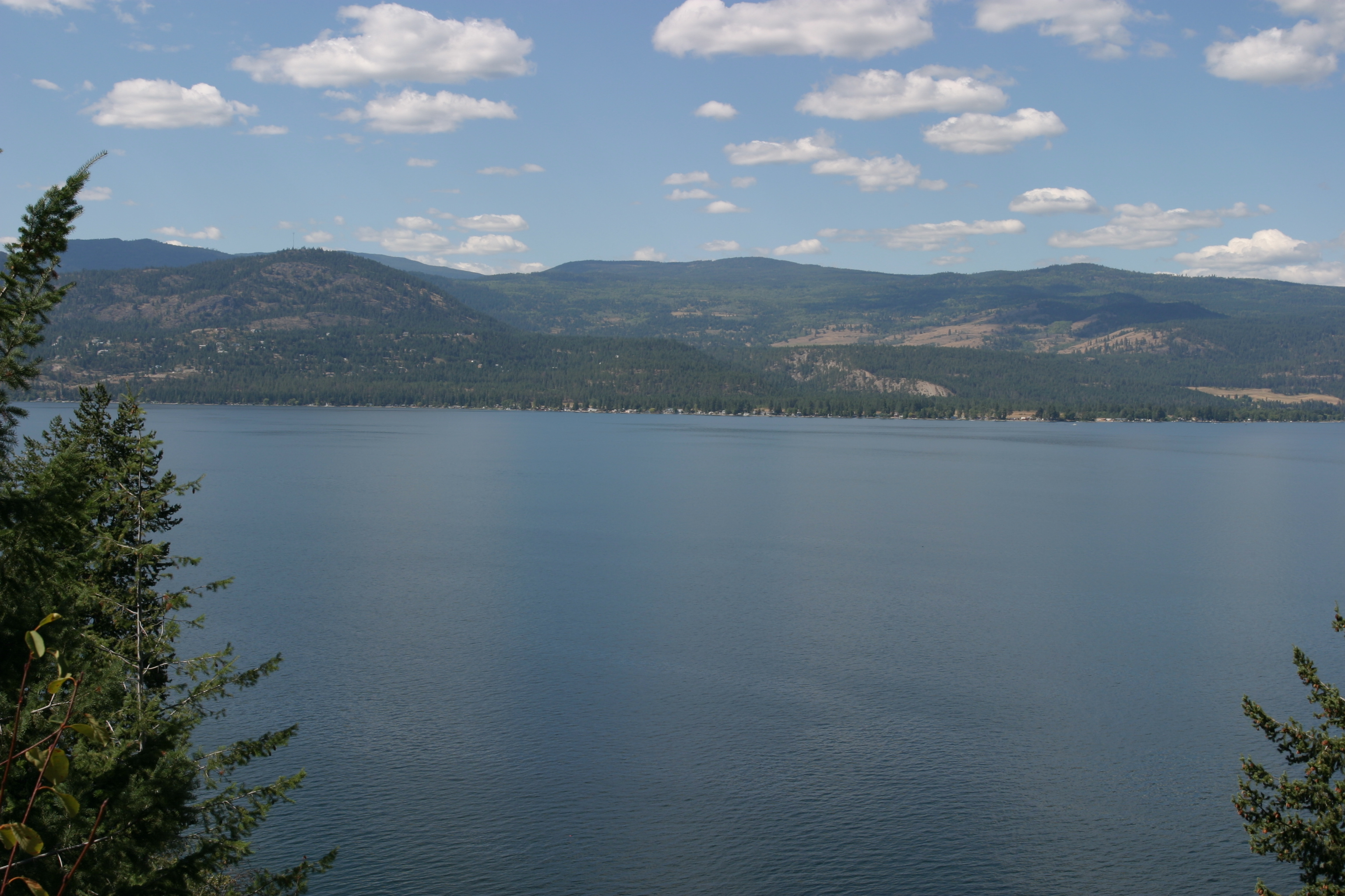 Okanagan lake in Canada